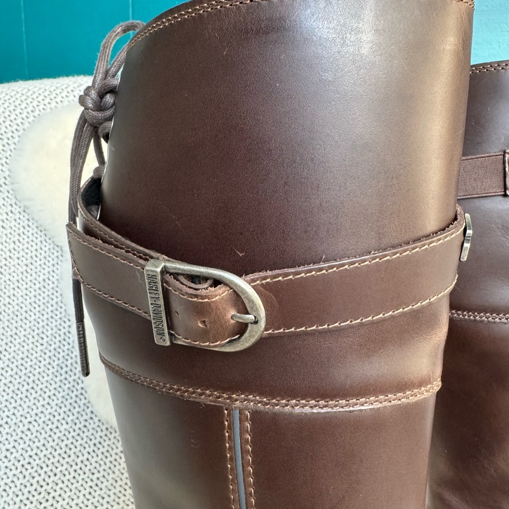 Harley-Davidson® Women's Kirtland Ride Brown Motorcycle Boots D87307 - Picture 7 of 13